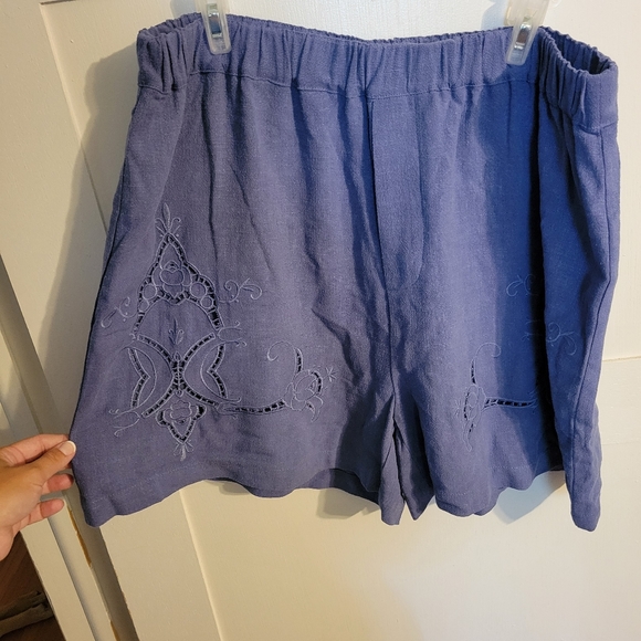 Bowman Beach blue woven shorts - Picture 1 of 2